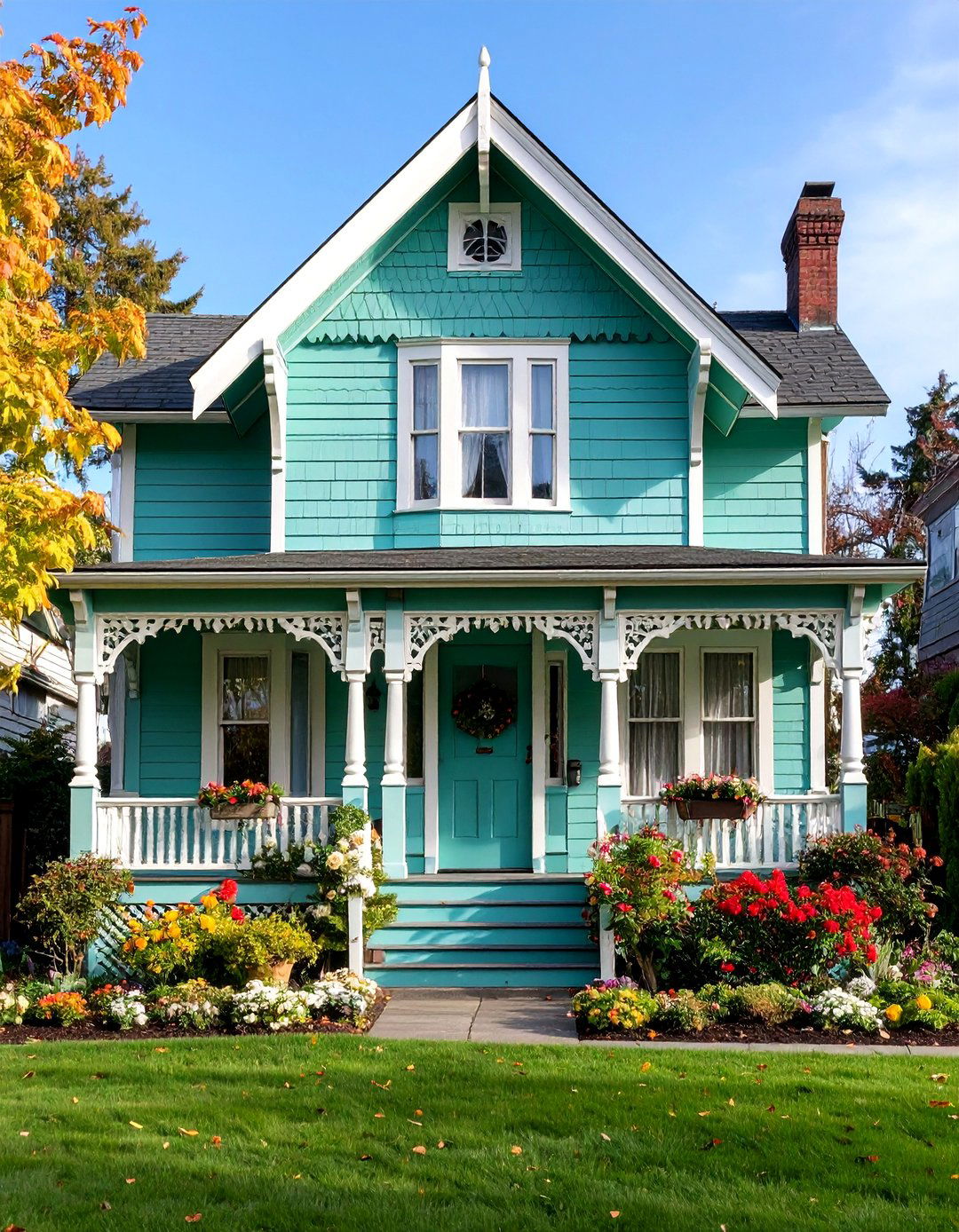 Light Green House Exterior Victorian Cottage Charm - 20 Light Green House Exterior Ideas