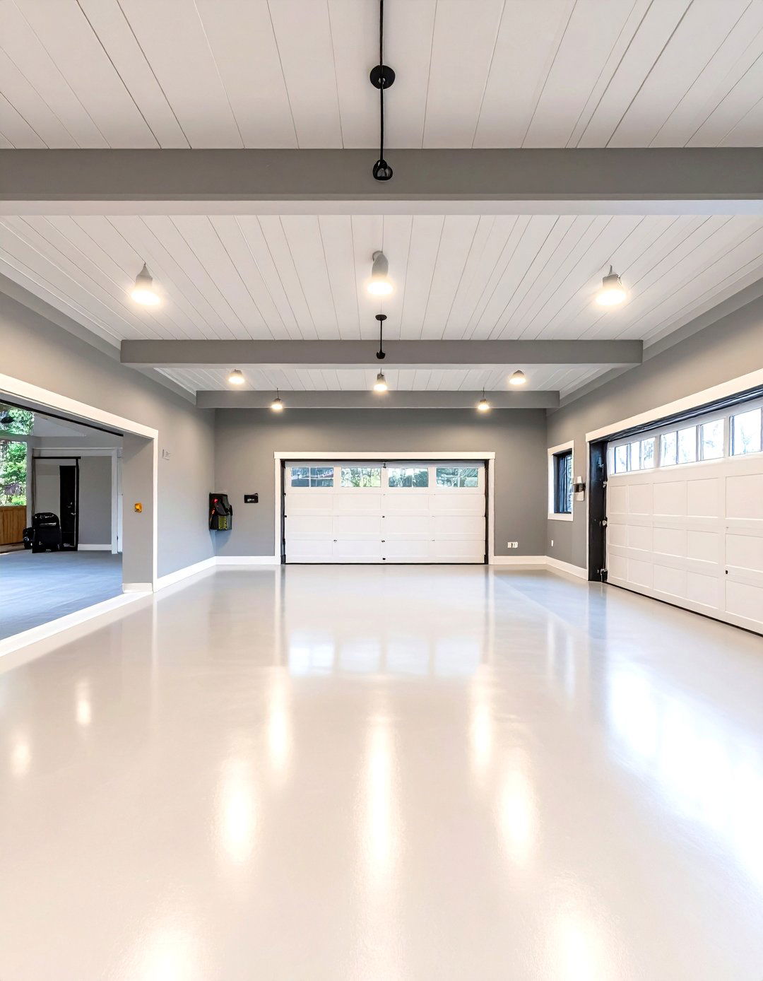 Light Reflective Garage Paint Palette - 20 Garage Decor Ideas