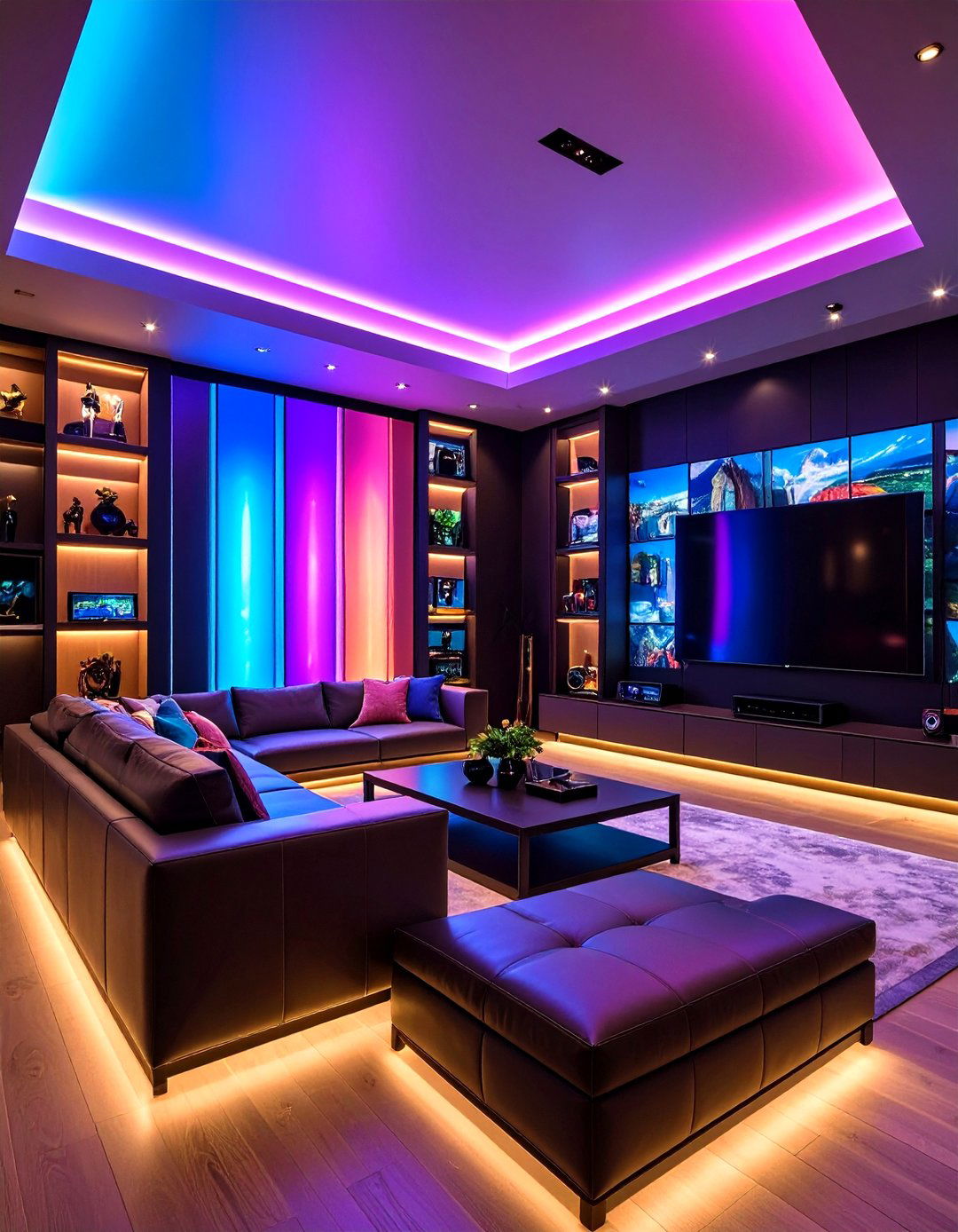 Lighting Sync Tech Matches Game Room Visuals to Action - 20 Game Room Ideas