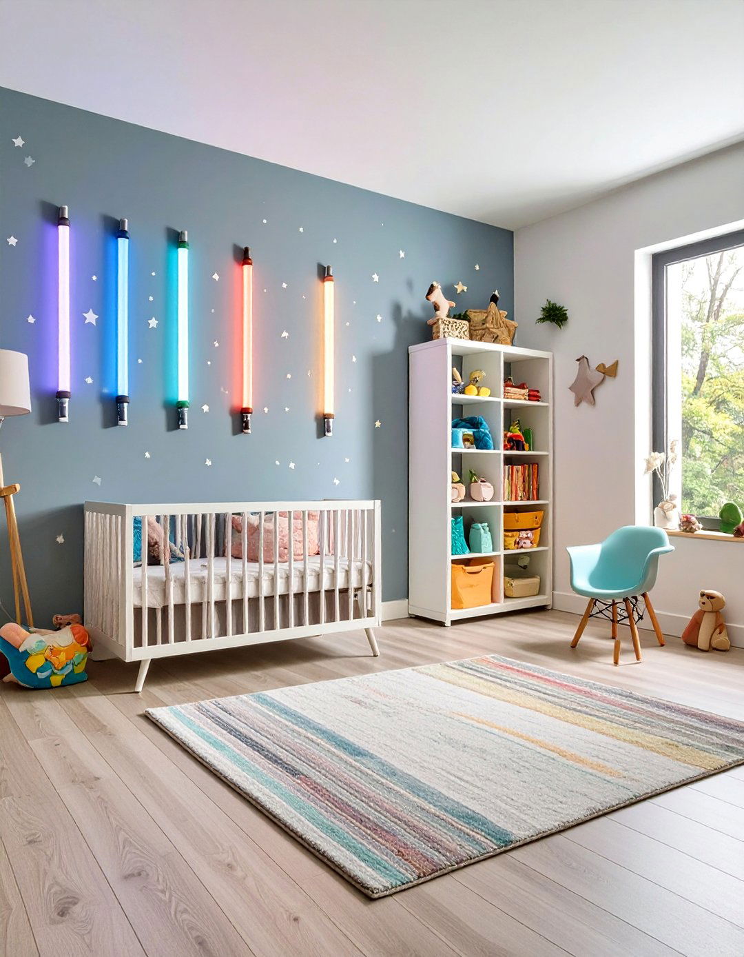 Lightsaber Crib Rail Covers - 20 Star Wars Nursery Ideas