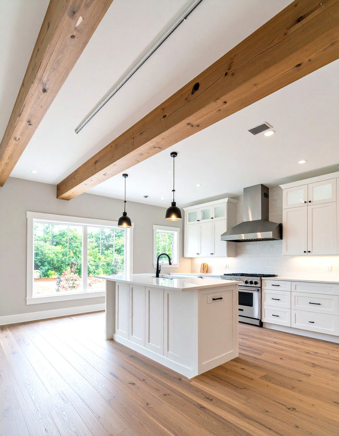 Lightweight Faux Wood Ceiling Beams - 20 Decorative Ceiling Beam Ideas