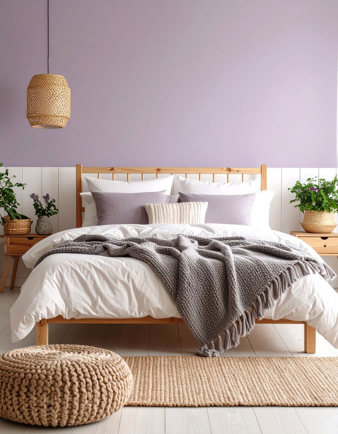 Lilac Bedroom with Nordic Cozy Minimalism - 20 Lilac Bedroom Ideas