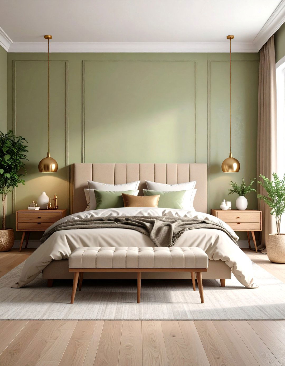 Limewash Creamy Mushroom Bedroom Serenity - 20 Limewash Bedroom Ideas