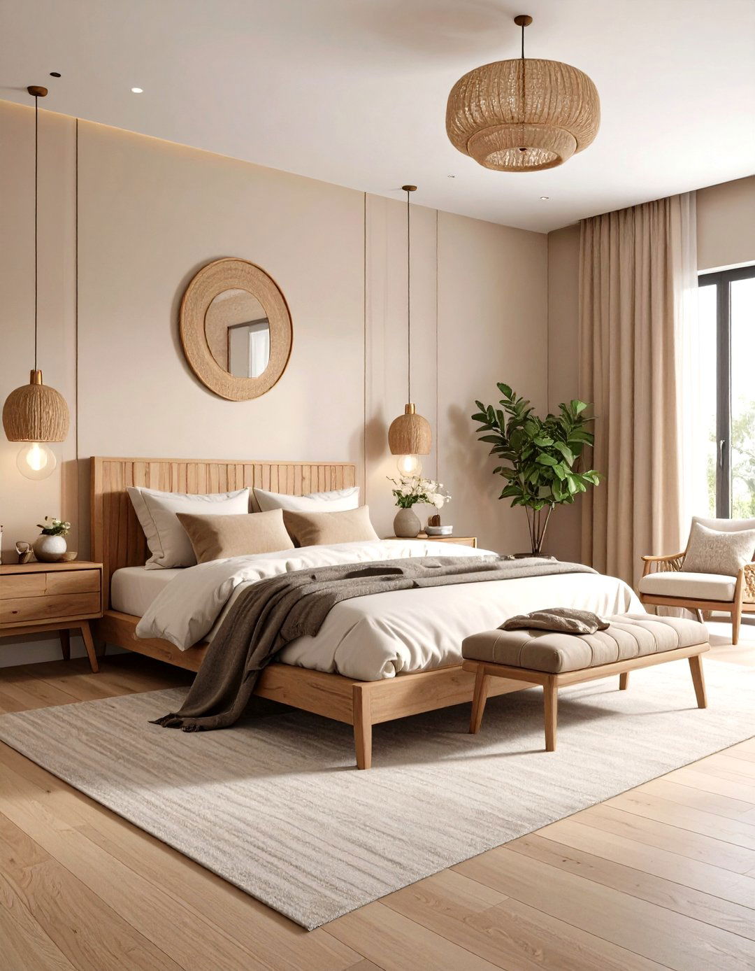 Limewash Rich Burgundy Bedroom Sophistication - 20 Limewash Bedroom Ideas