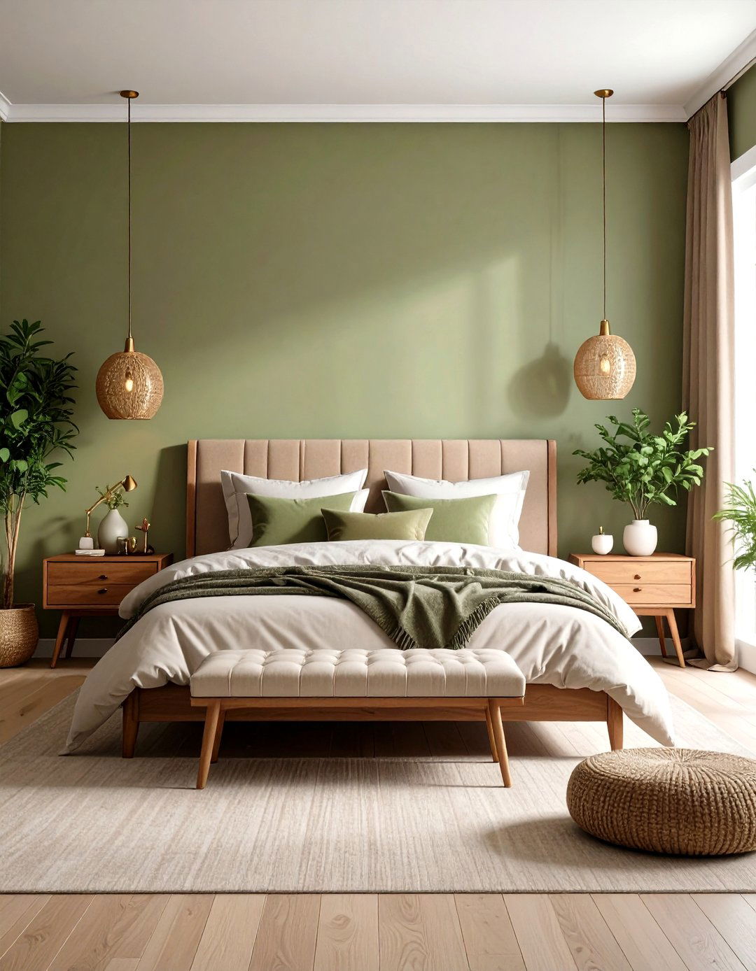 Limewash Warm Terracotta Bedroom Retreat - 20 Limewash Bedroom Ideas