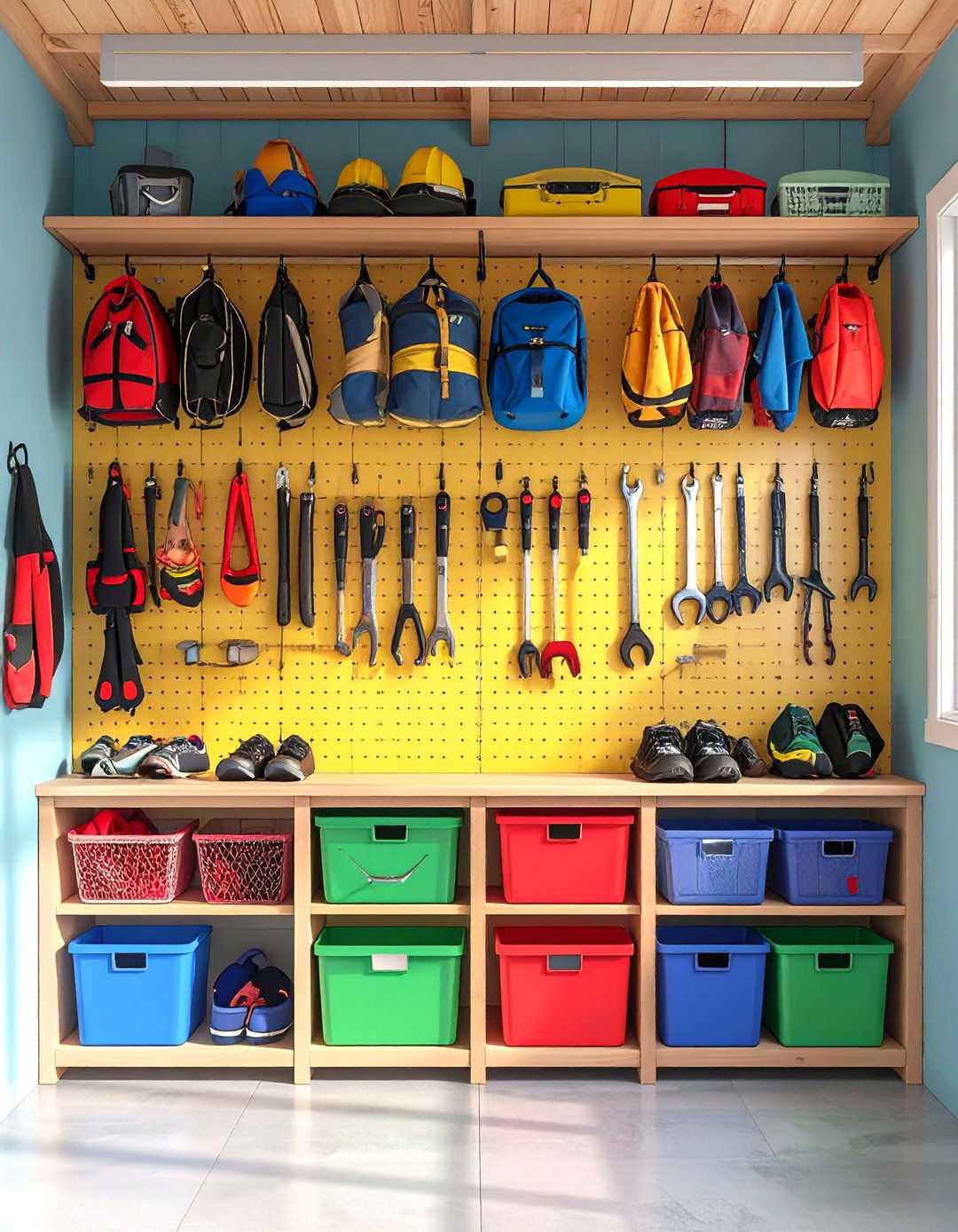 Line the Walls with Customizable Slatwall Panels - 20 Garage Storage Ideas
