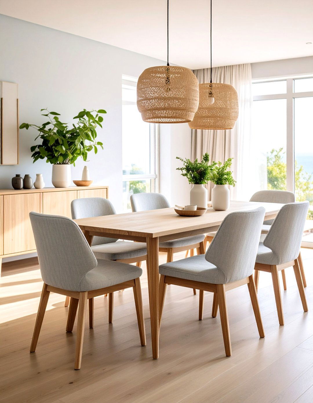 Linen Coastal Dining Room Chair Upholstery - 20 Coastal Dining Room Ideas