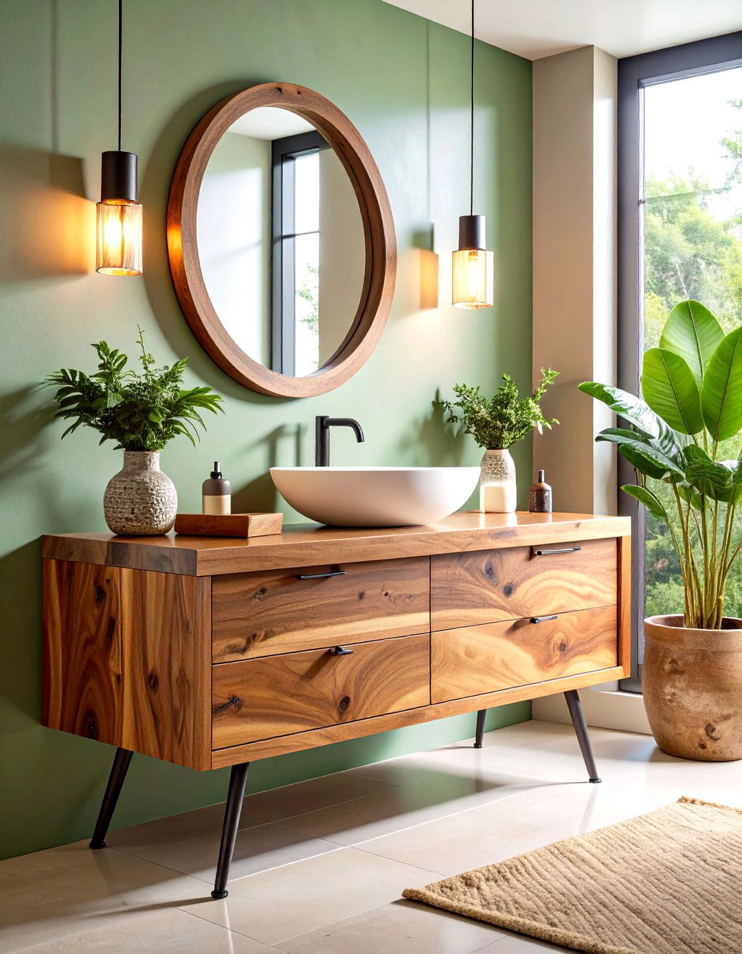 20 Wood Bathroom Vanity Ideas for a Natural Spa-Like Feel