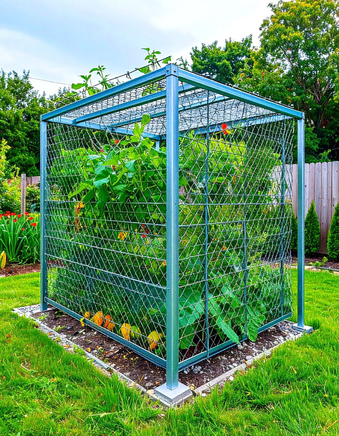 Livestock Panel Vegetable Trellis Strength - 20 Trellis Ideas
