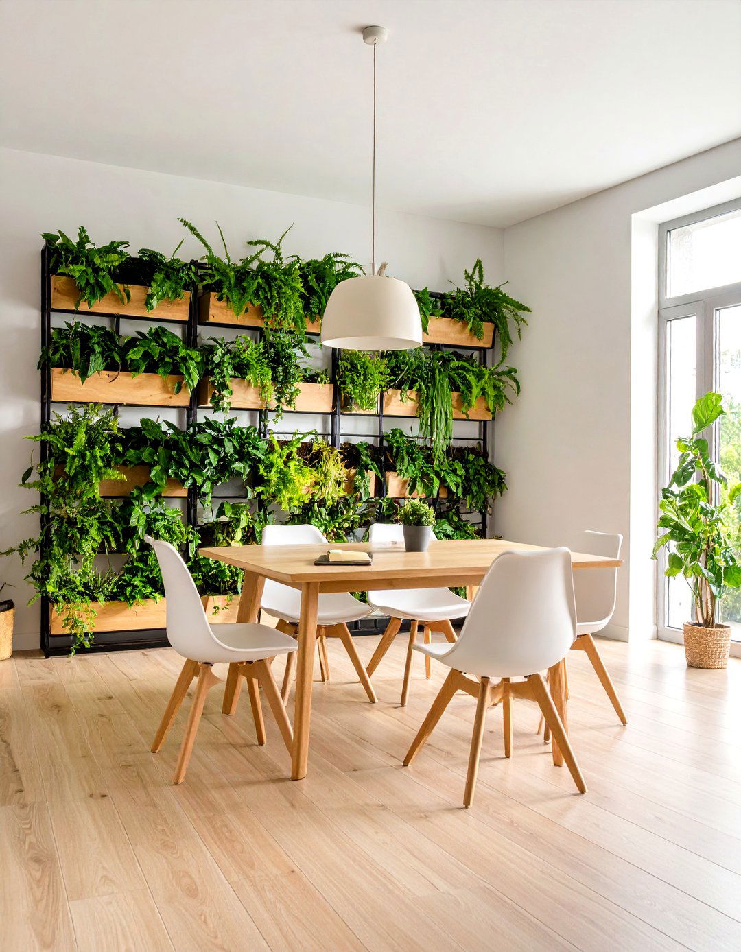 Living Dining Room Wall Garden - 20 Dining Room Wall Decor Ideas