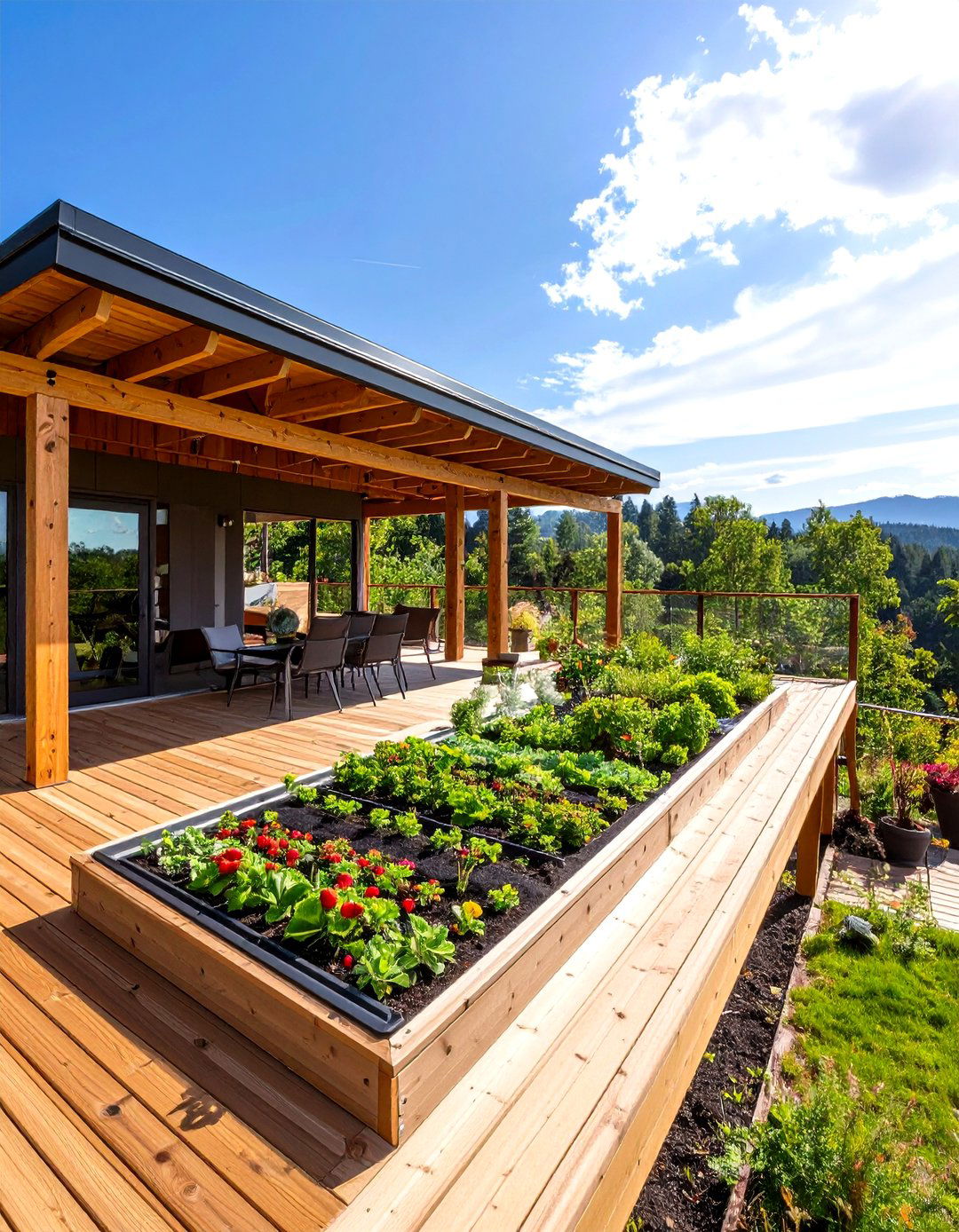 Living Green Deck Roof for Cooling - 20 Deck Roof Ideas