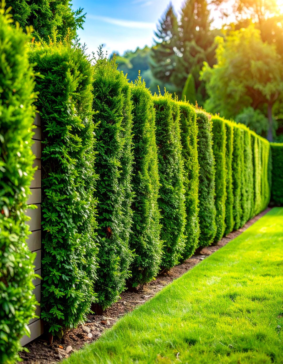 Living Green Hedge Decorative Fence - 20 Decorative Fence Ideas