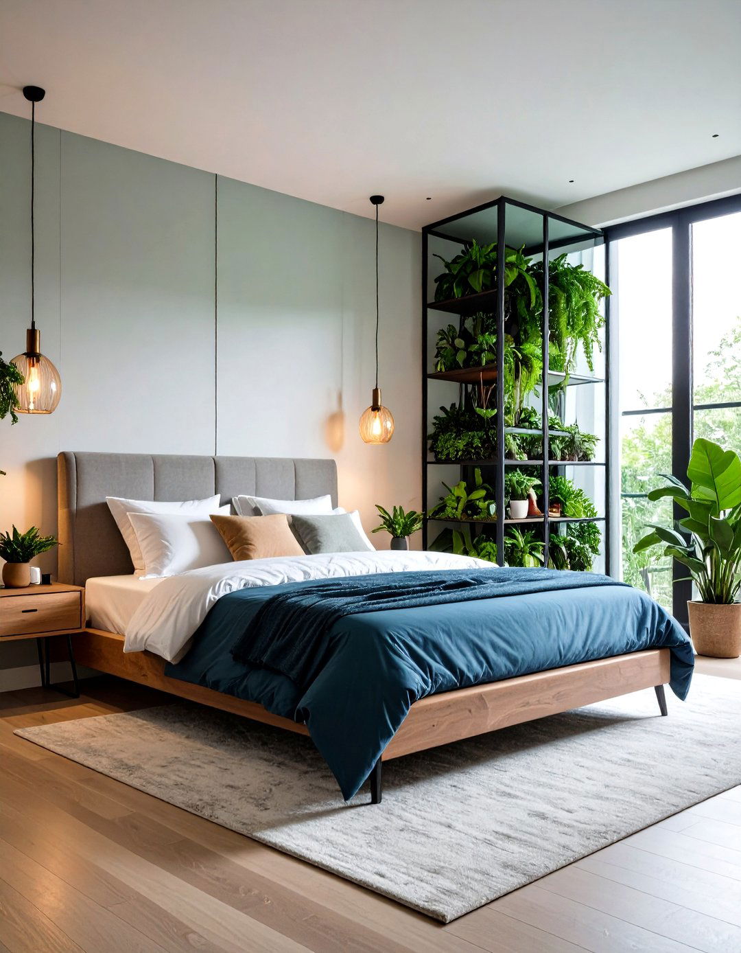 Living Greenery and Terrariums - 20 Forest Themed Bedroom Ideas
