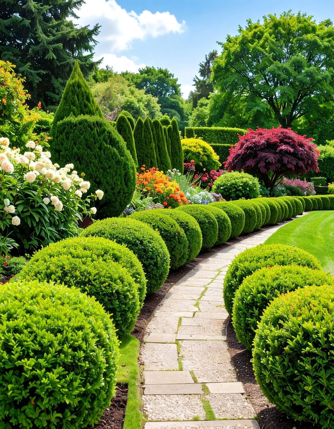 Living Plant Garden Edging for Natural Integration - 20 Garden Edging Ideas