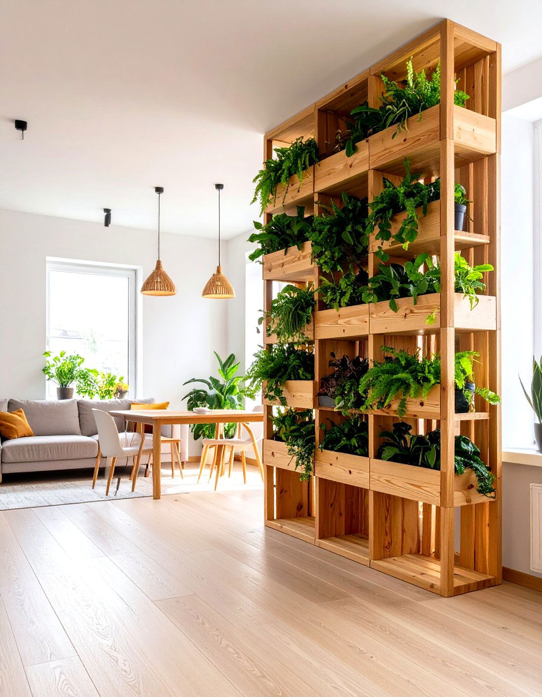 Living Plant Wall Room Divider Garden - 20 Room Divider Ideas