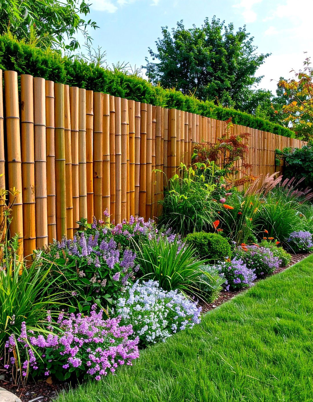 Living Privacy Hedge Secludes the Backyard Oasis - 20 Backyard Oasis Ideas