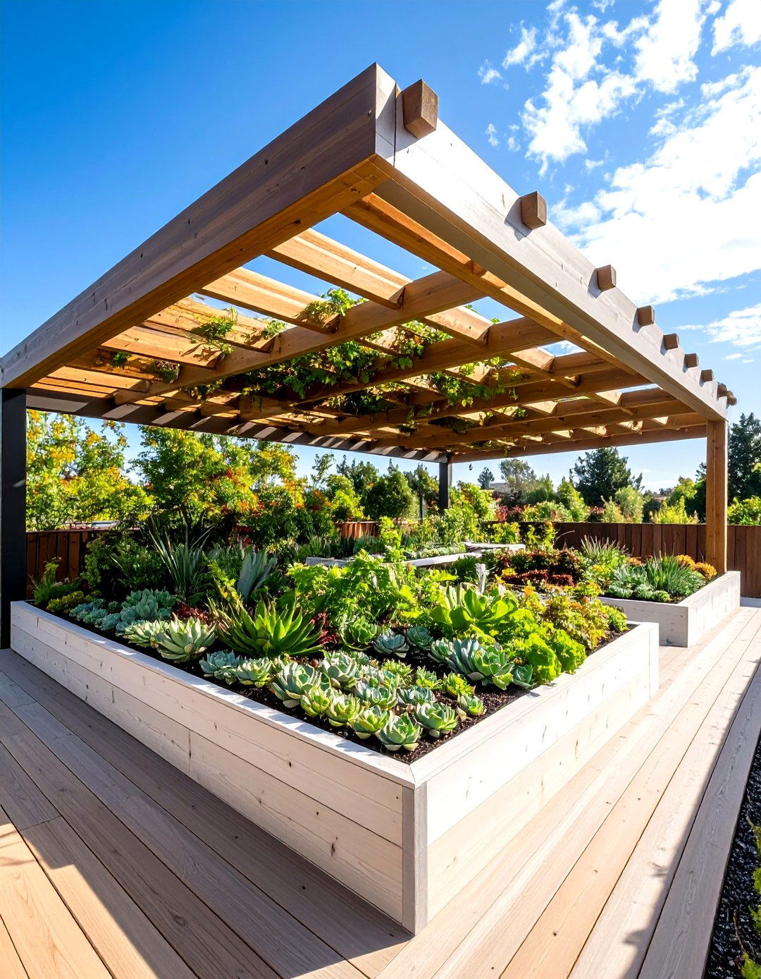 Living Roof Pergola Shade Ecosystem - 20 Pergola Shade Ideas