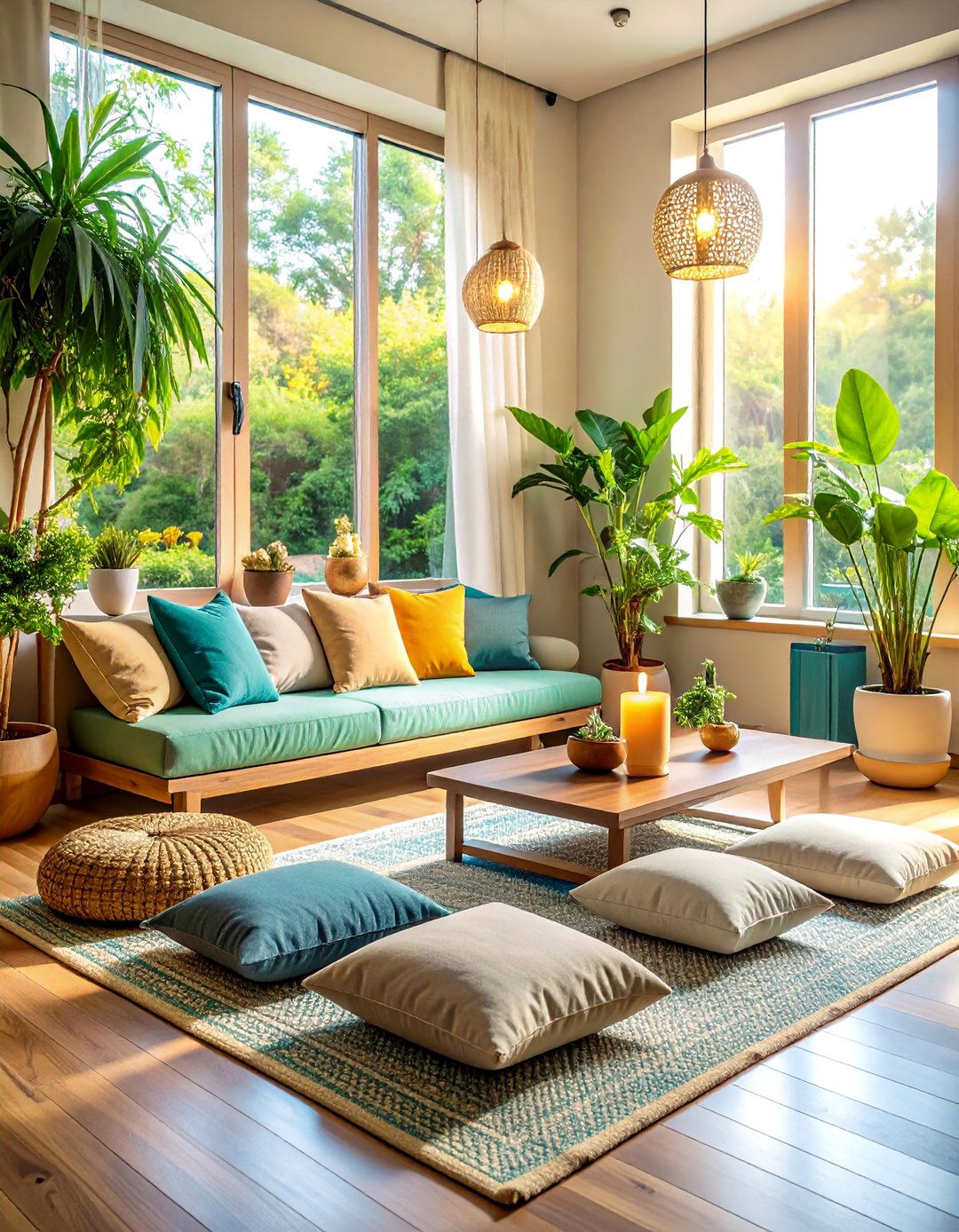 Living Room Corner Meditation and Wellness Retreat - 20 Living Room Corner Ideas