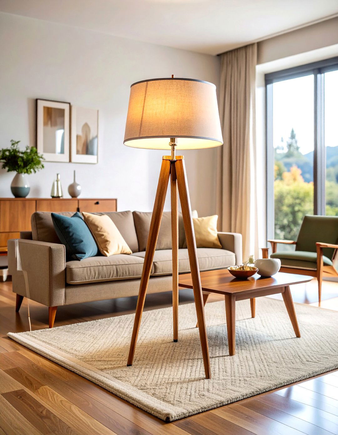 Living Room Floor Lamp with Mid Century Modern Revival - 20 Living Room Floor Lamp Ideas and Inspiration