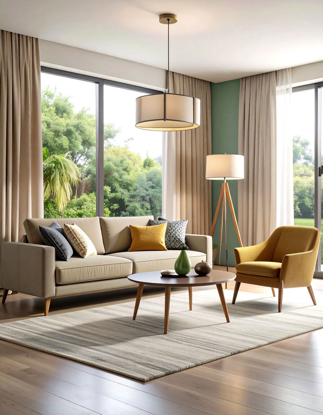 Living Room Floor Lamp with Minimalist Contemporary Style - 20 Living Room Floor Lamp Ideas and Inspiration