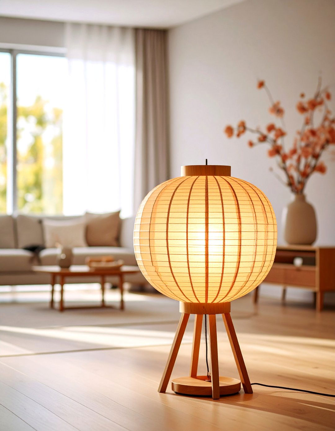Living Room Floor Lamp with Paper Lantern Inspiration - 20 Living Room Floor Lamp Ideas and Inspiration