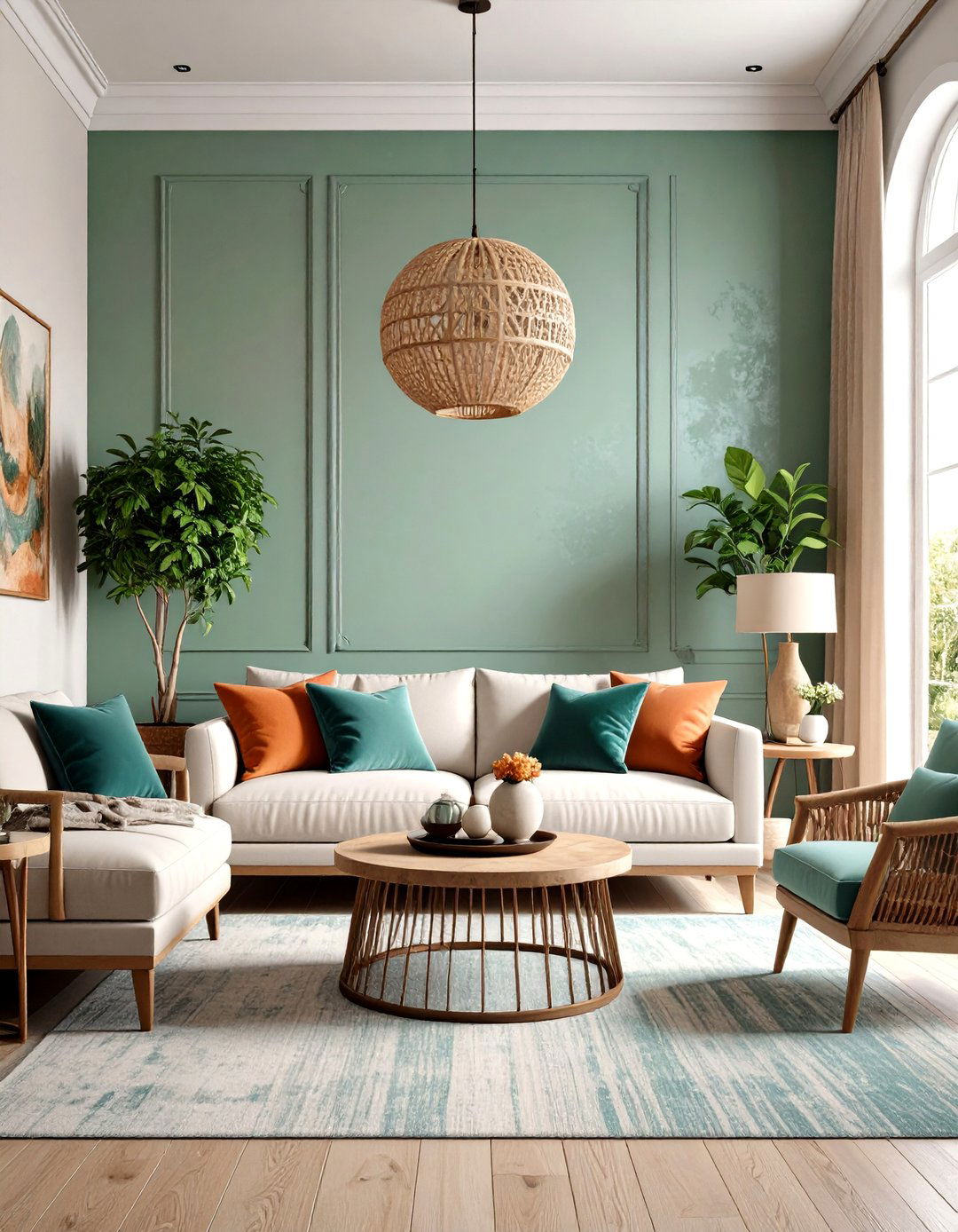 Living Room Limewash Plaster Accent Wall - 20 Living Room Accent Wall Ideas