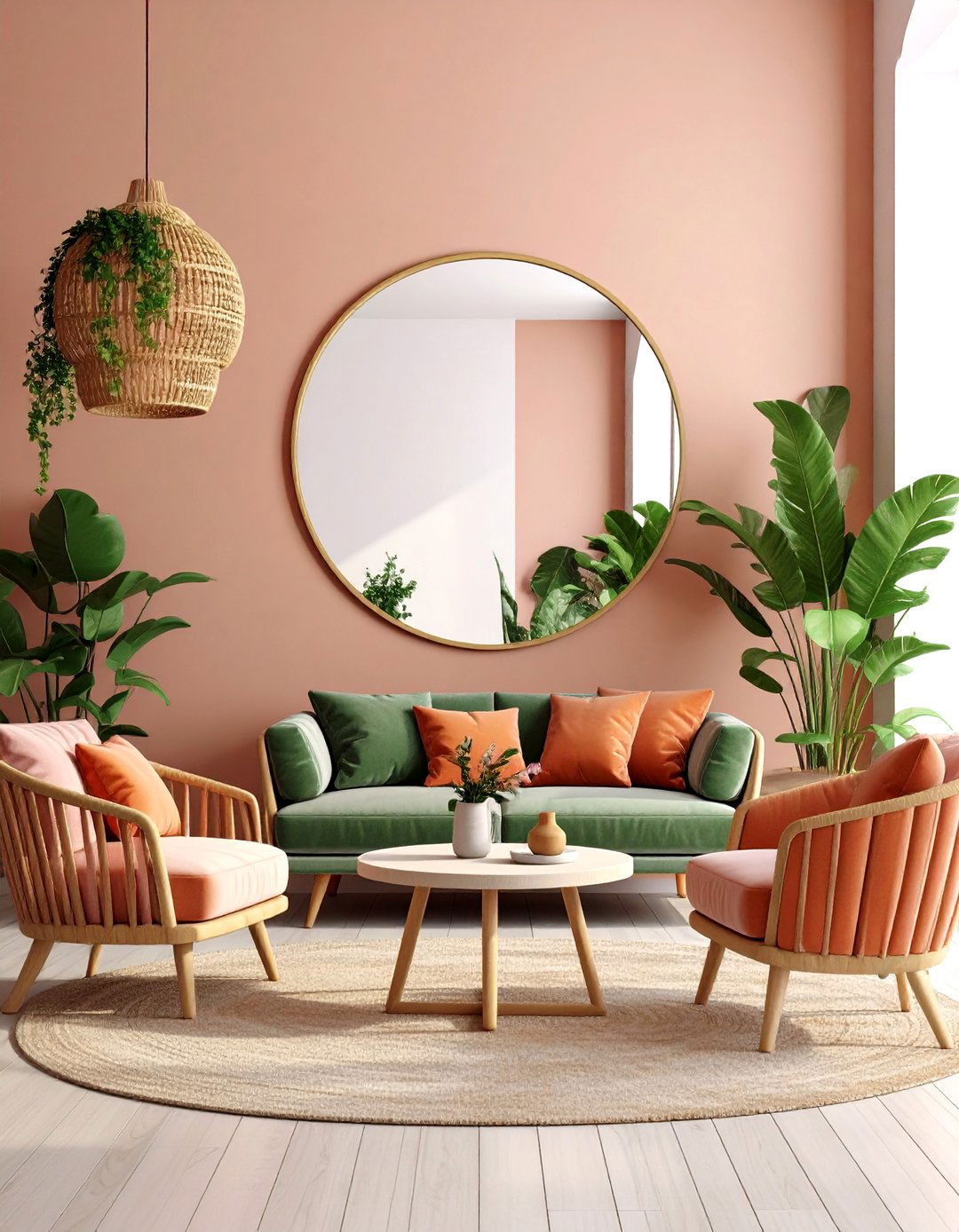 Living Room Mirror Conversation Area - 20 Living Room Mirror Ideas