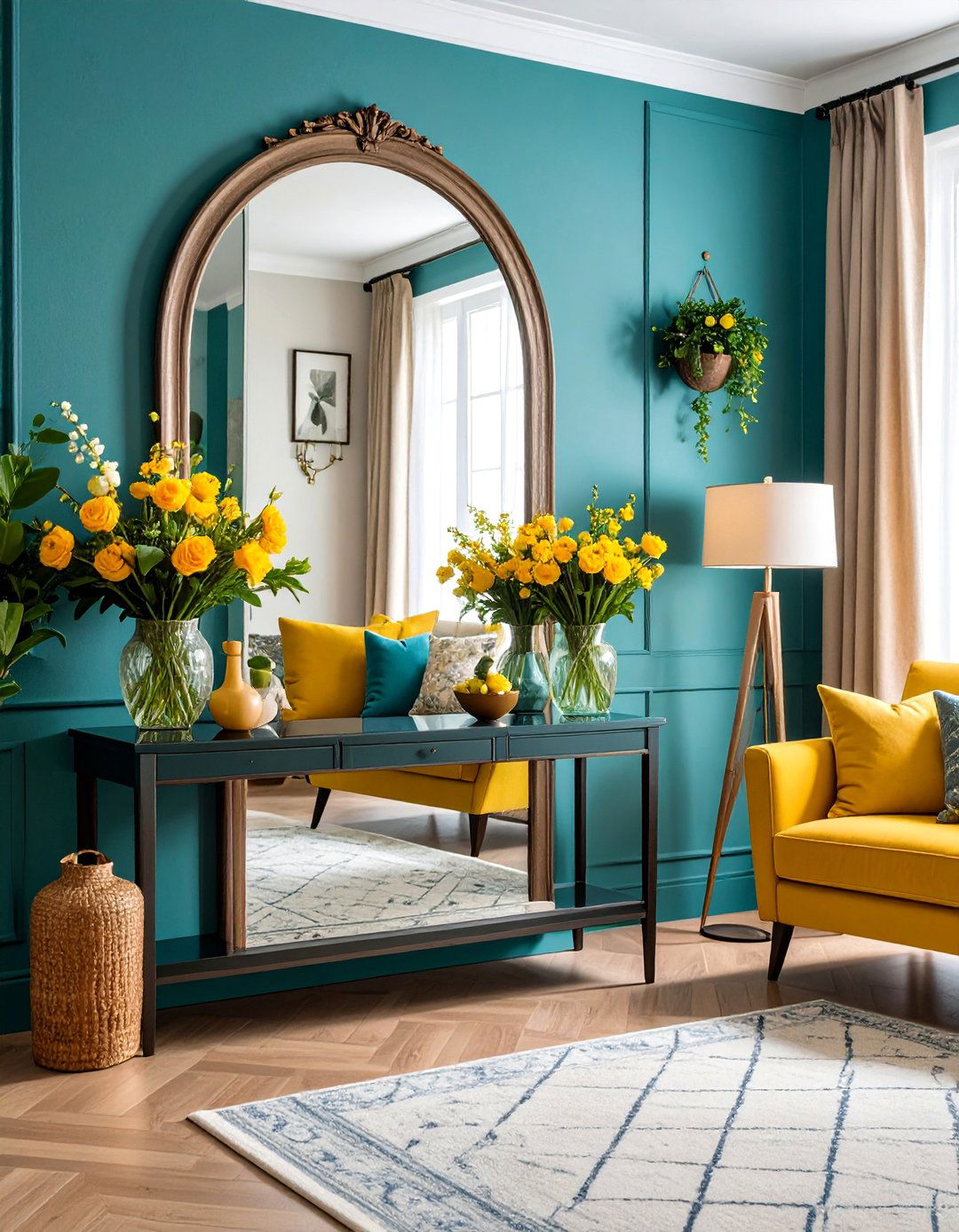 Living Room Mirror Seasonal Flexibility - 20 Living Room Mirror Ideas