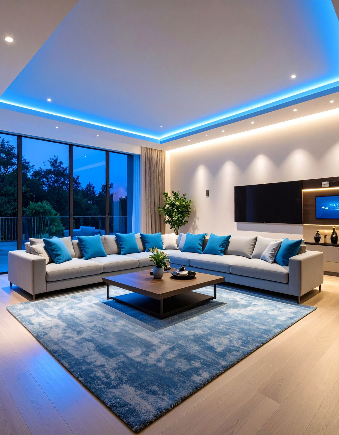 Living Room Motion Sensor Smart Lighting Convenience - 20 Living Room Lighting Ideas