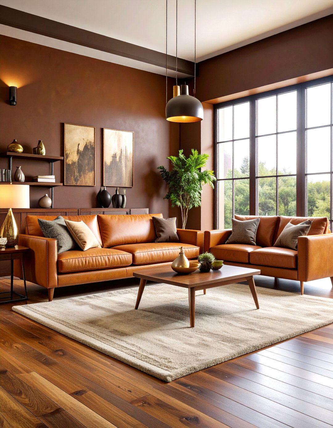 Living Room Paint Colors Warm Mocha Brown Sophistication - 20 Living Room Paint Colors
