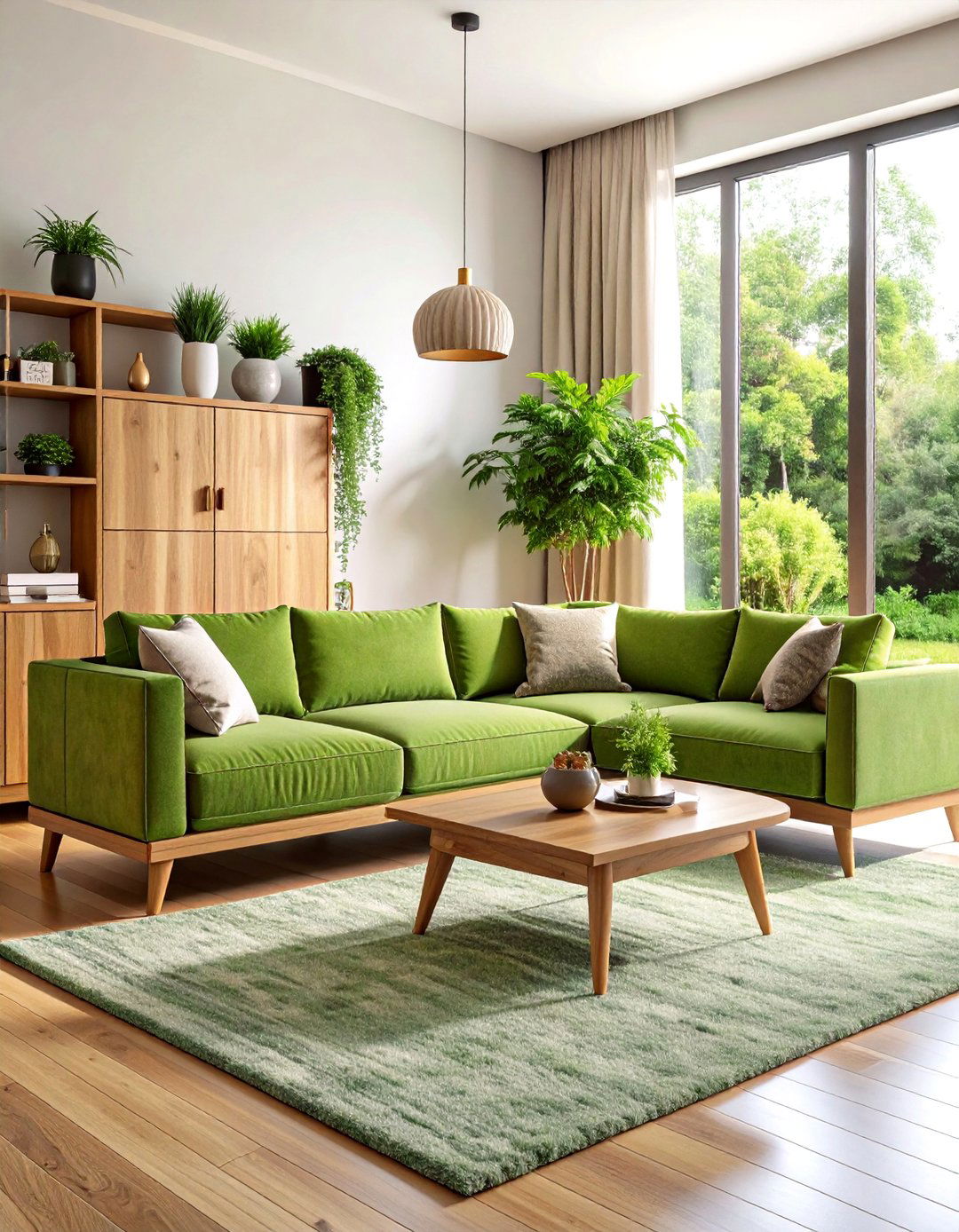 Living Room Storage Credenza Behind Sofa Configuration - 20 Living Room Storage Ideas