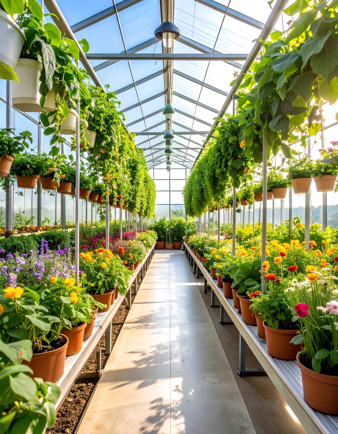 Living Shade From Climbing Plants Cools Naturally - 20 Greenhouse Decor Ideas