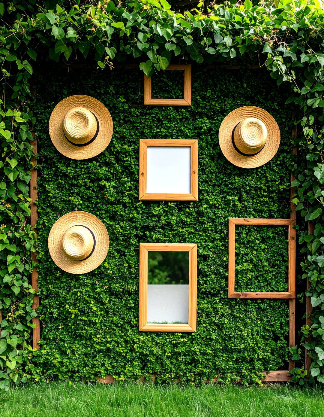 Living Wall Photo Op for Your Garden Party - 20 Garden Party Ideas