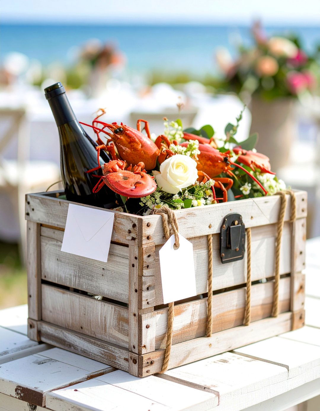 Lobster Trap Nautical Wedding Card Box - 20 Wedding Card Box Ideas