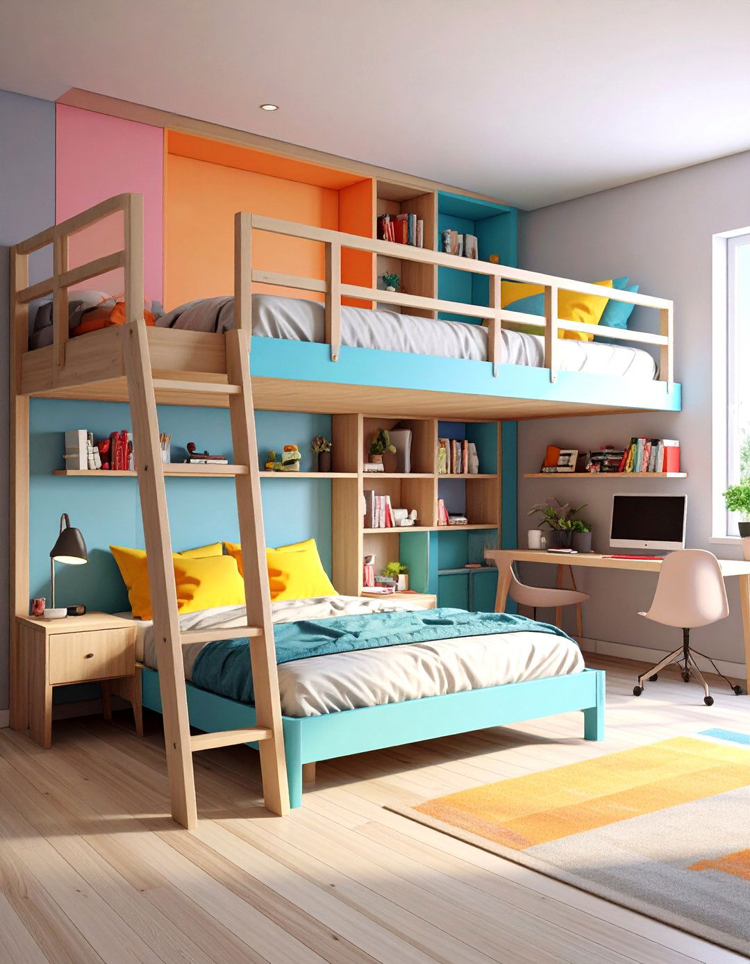 Lofted Beds - 20 Studio Apartment Ideas