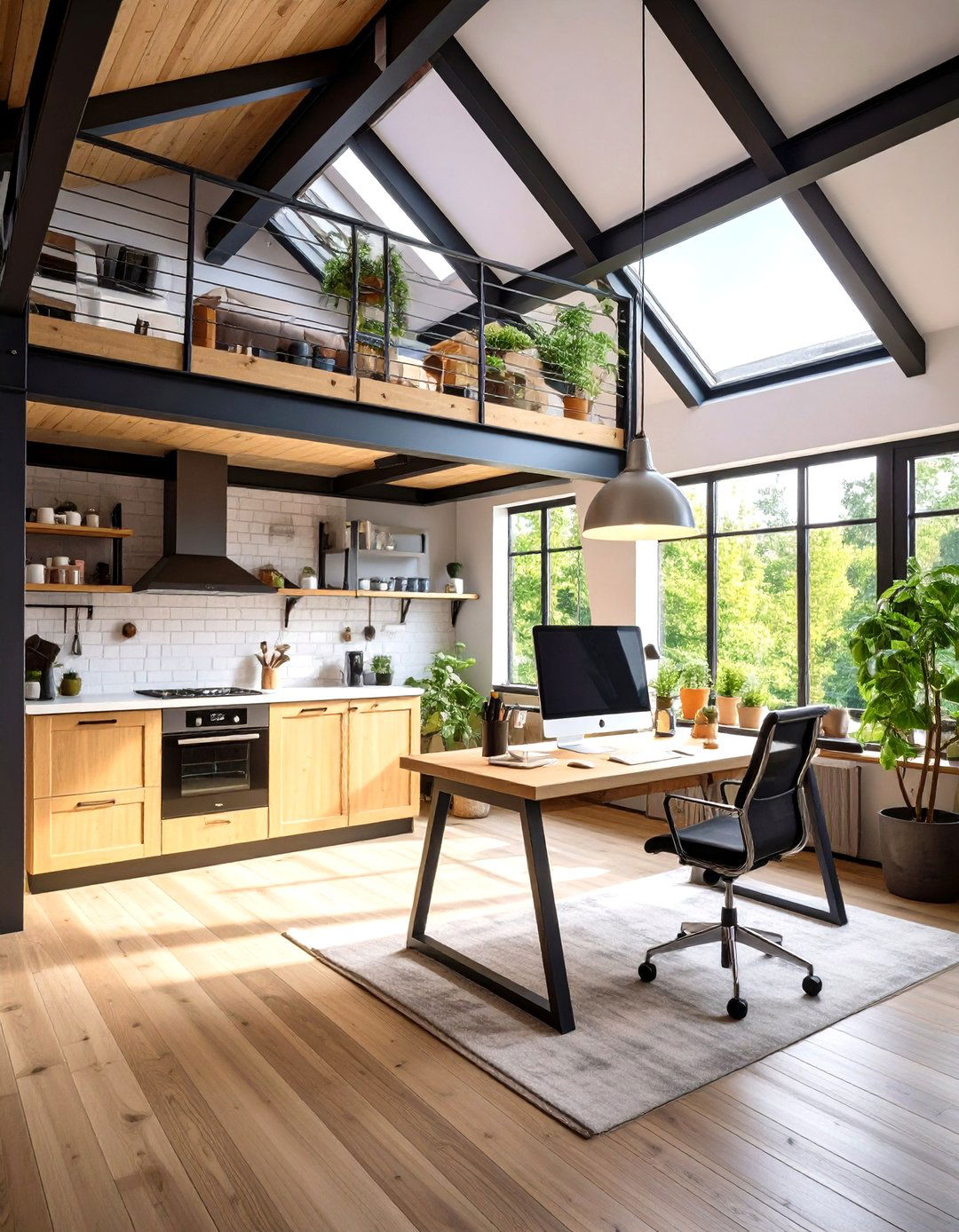 Lofted Workspaces or Offices - 20 Tiny House Design Ideas