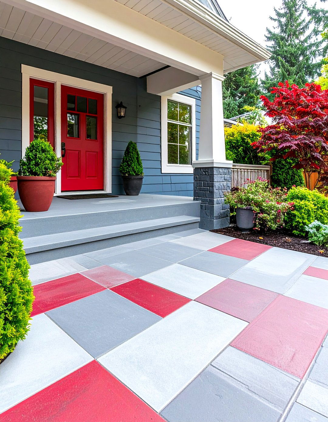 London Cobble - 20 Stamped Concrete Patio Ideas