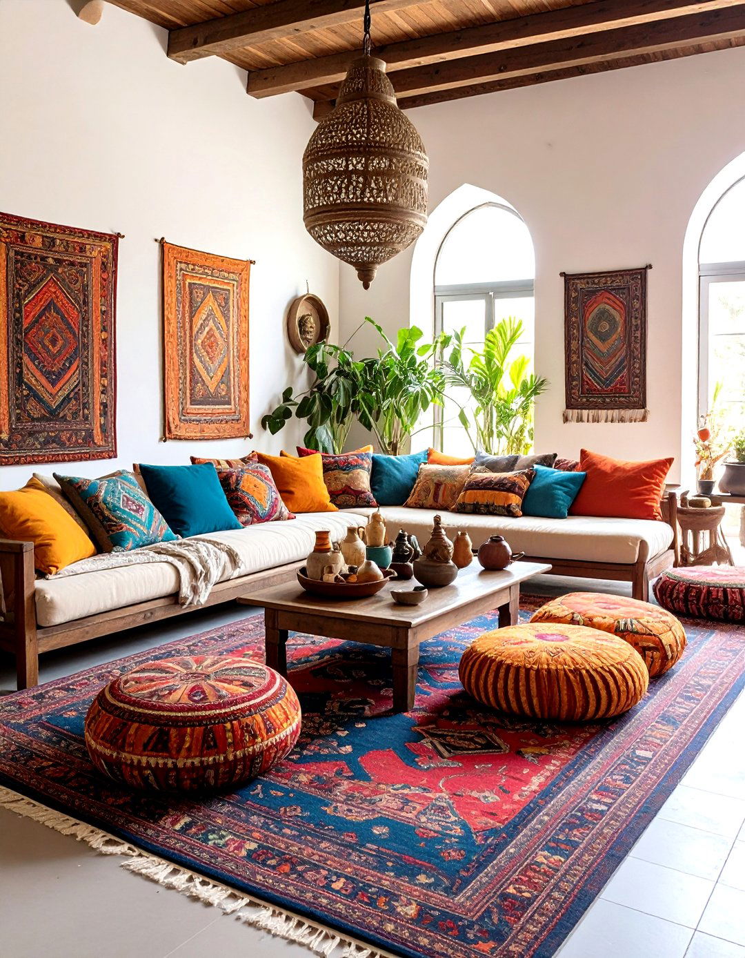 Long Living Room Global Fusion Cultural Celebration - 20 Long Living Room Ideas