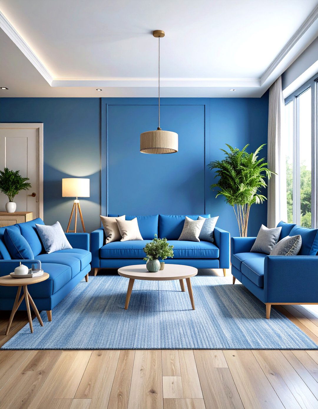 Long Living Room Monochromatic Serene Spa - 20 Long Living Room Ideas