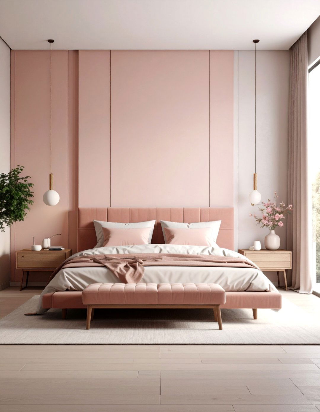 Looking for Minimalism Dusty Rose White Keeps Things Serene - 20 Dusty Rose Bedroom Ideas