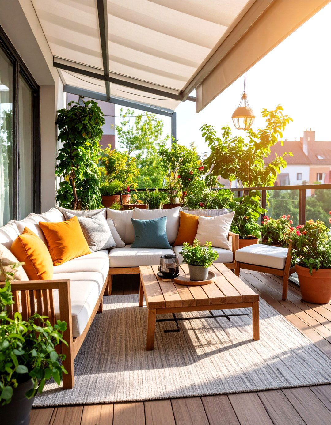 Lounge Seating Loft Balcony Relaxation Zone - 20 Loft Balcony Ideas