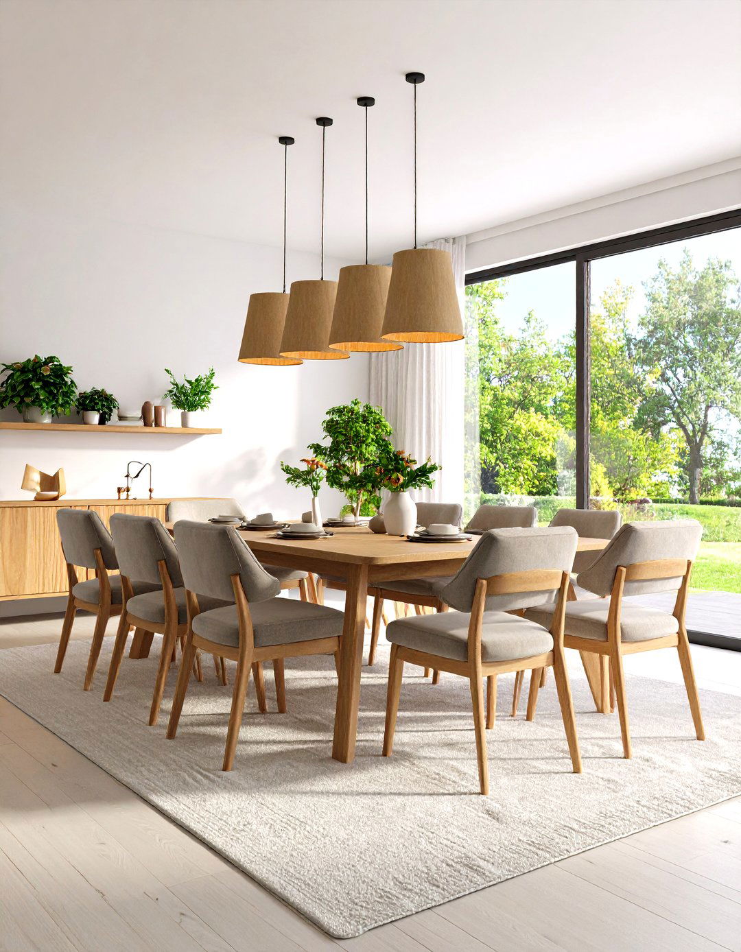 Lounge Worthy Oversize Seating - 20 Dining Room Design Ideas