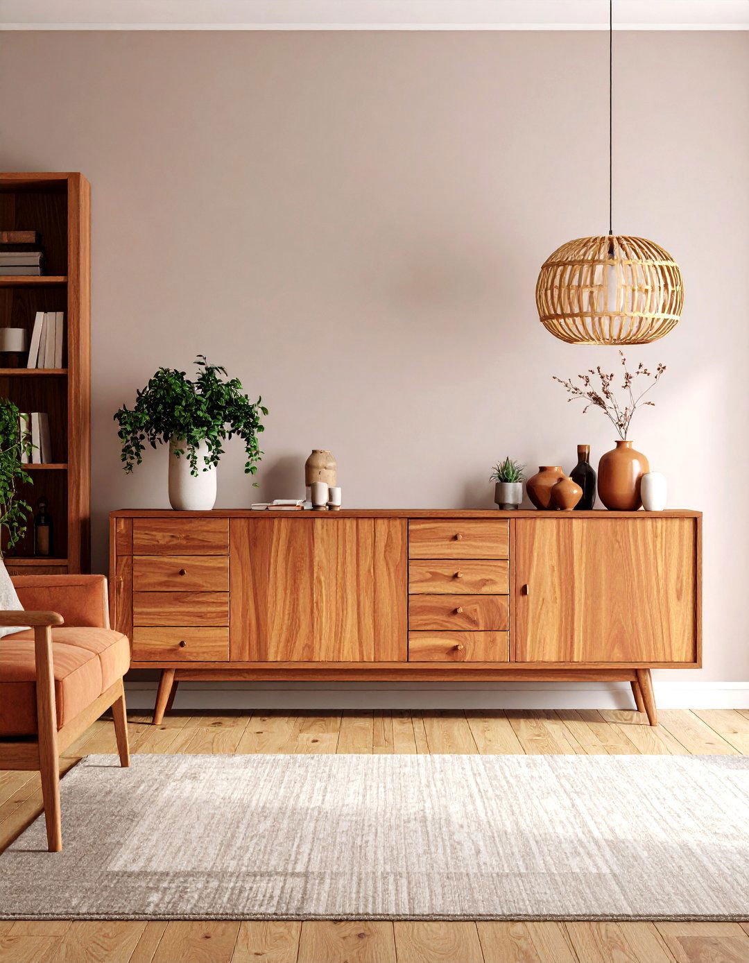 Low Credenza Media Console - 20 Tv Stand Ideas