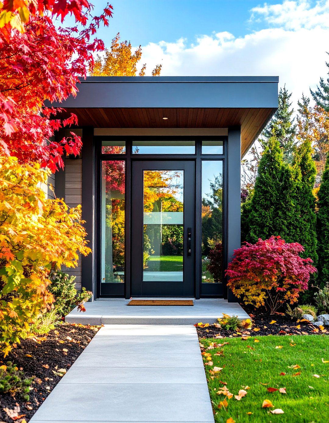 Low E Glass Front Doors Slash Heat Loss Yet Feel Transparent - 20 Glass Front Doors Ideas