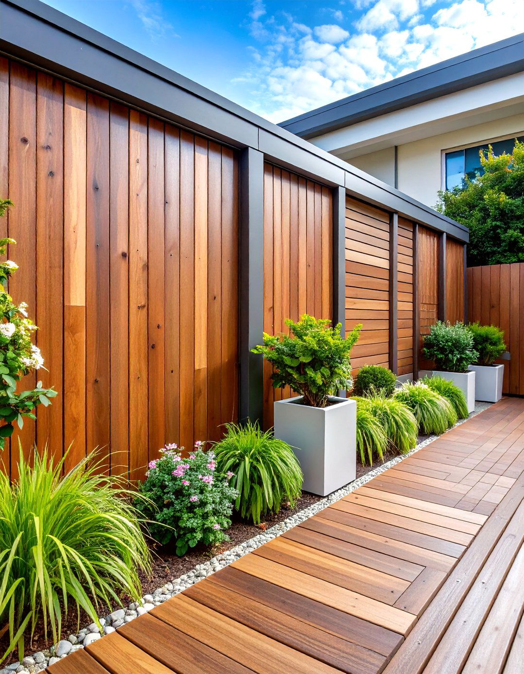 Low Maintenance Composite Deck Privacy Panels - 20 Deck Privacy Ideas