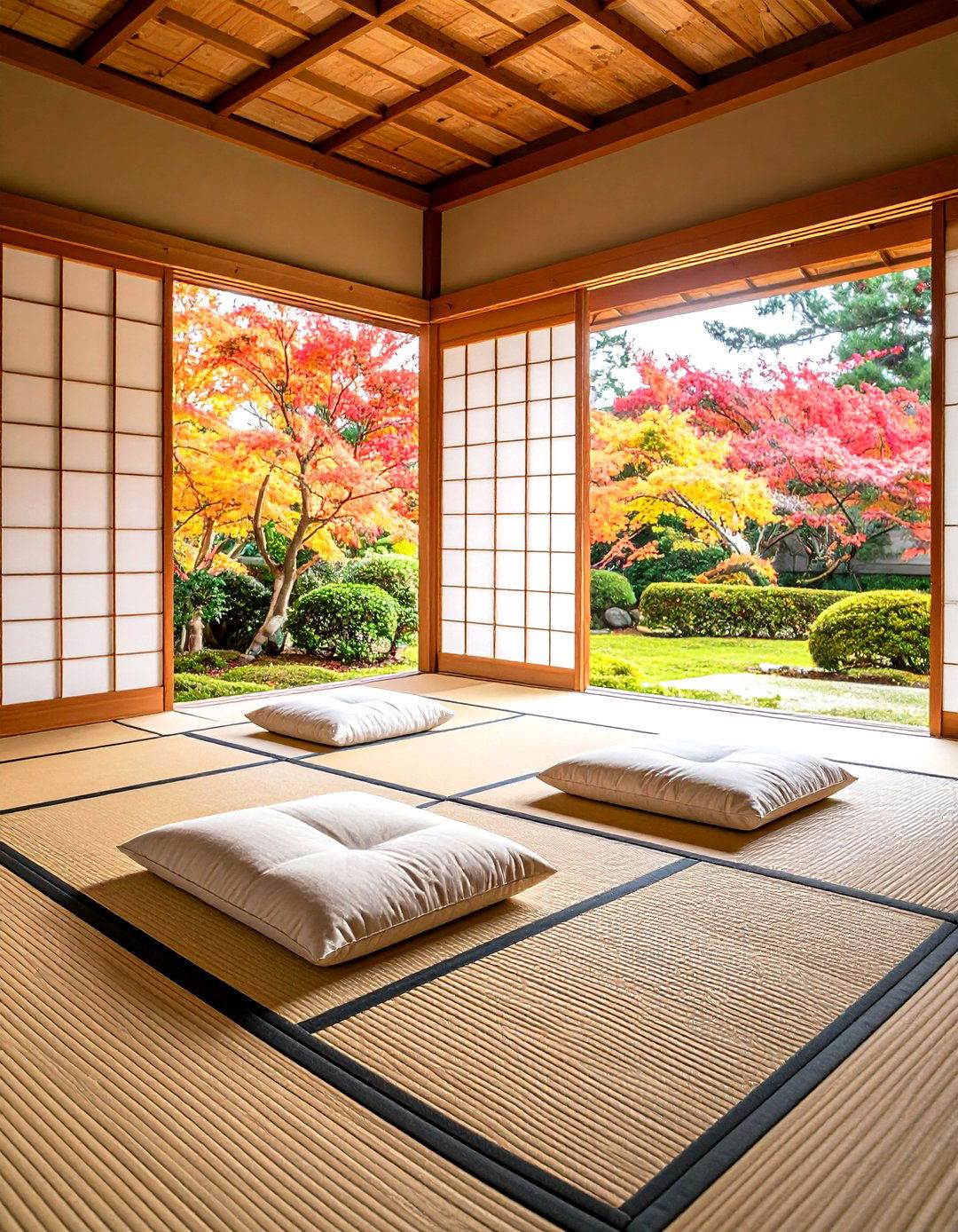Low Profile Japanese Floor Seating for Zen Living - 20 Floor Seating Ideas