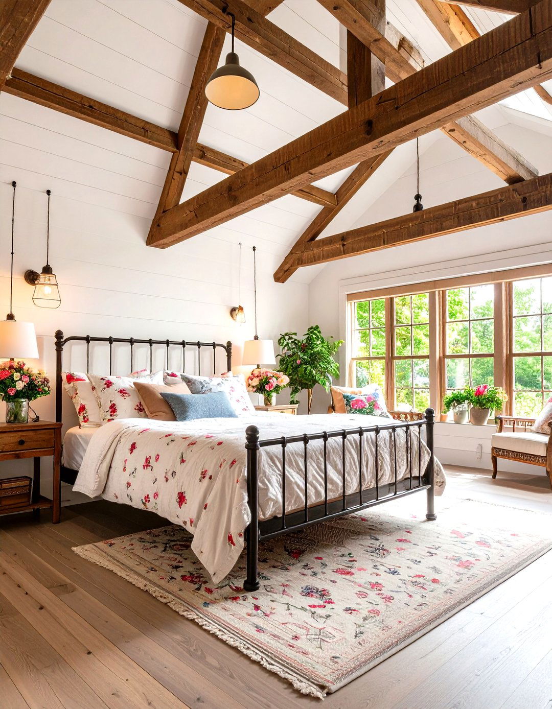 Low Sloped Ceiling Cottage Farmhouse Bedroom - 20 Low Sloped Ceiling Bedroom Ideas
