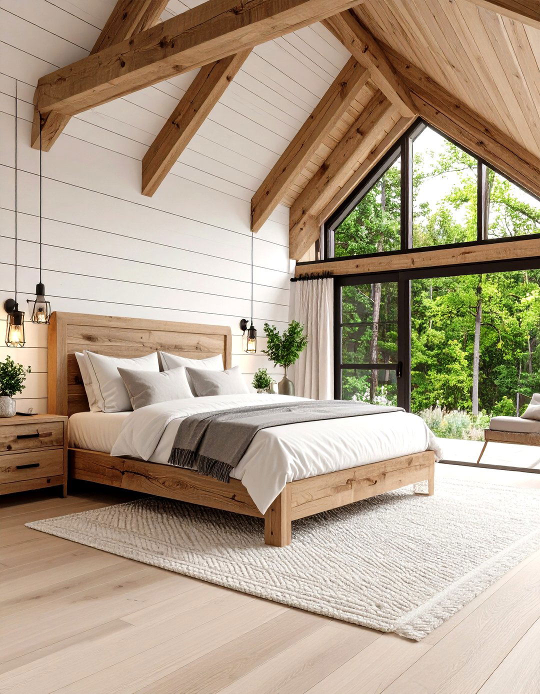 Low Sloped Ceiling Modern Farmhouse Bedroom - 20 Low Sloped Ceiling Bedroom Ideas