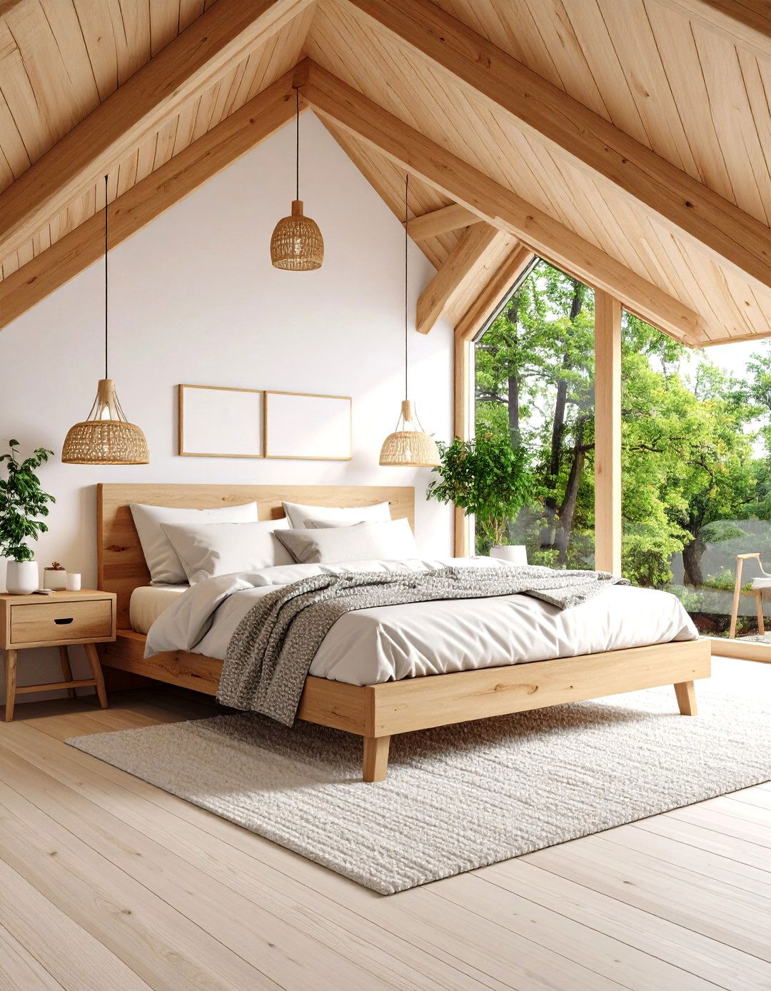 Low Sloped Ceiling Nordic Hygge Bedroom - 20 Low Sloped Ceiling Bedroom Ideas