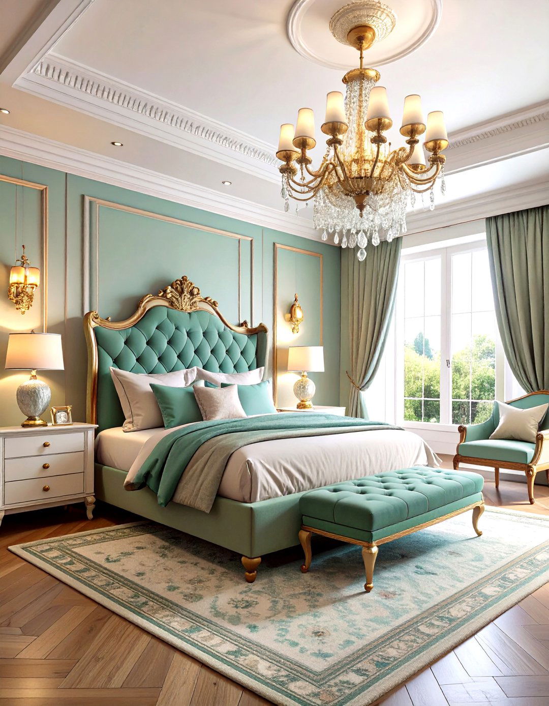 Low Sloped Ceiling Parisian Chic Bedroom - 20 Low Sloped Ceiling Bedroom Ideas